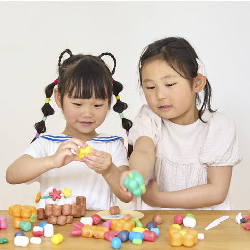 ファニーコーン いぬ　創造力を育む 少量の水だけでくっつく立体知育遊び