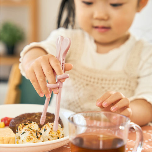 【1.5歳ごろ～】エジソンのお箸mini　ねこ　右手用　1歳半から使えるミニサイズのお箸