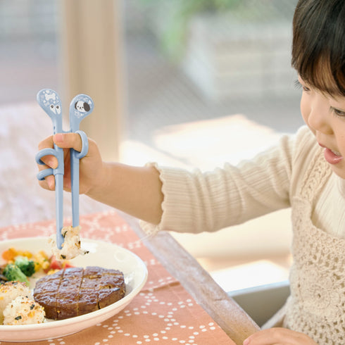 【1.5歳ごろ～】エジソンのお箸mini　くま　右手用　1歳半から使えるミニサイズのお箸