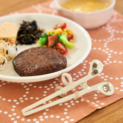 【1.5歳ごろ～】エジソンのお箸mini　ねこ　右手用　1歳半から使えるミニサイズのお箸