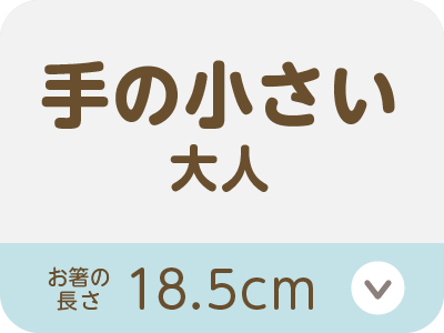 手の小さい大人