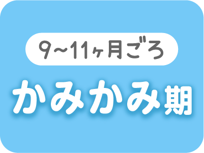 かみかみ期(9〜11ヶ月ごろ)