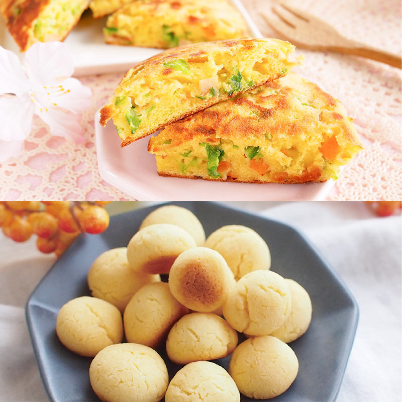 主食からおやつまでアレンジ万能