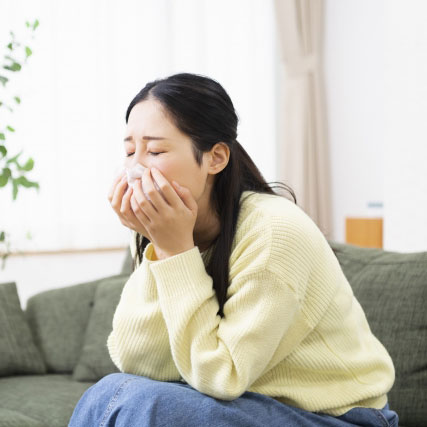 花粉症の「大人」の鼻水吸引にも